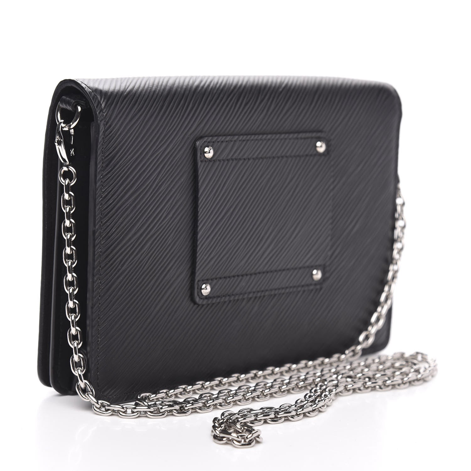 Louis Vuitton Epi Twist Belt Chain Wallet Black 3 of 8