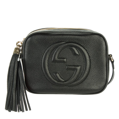 Gucci Pebbled Calfskin Small Soho Disco Bag Black 1 of 7