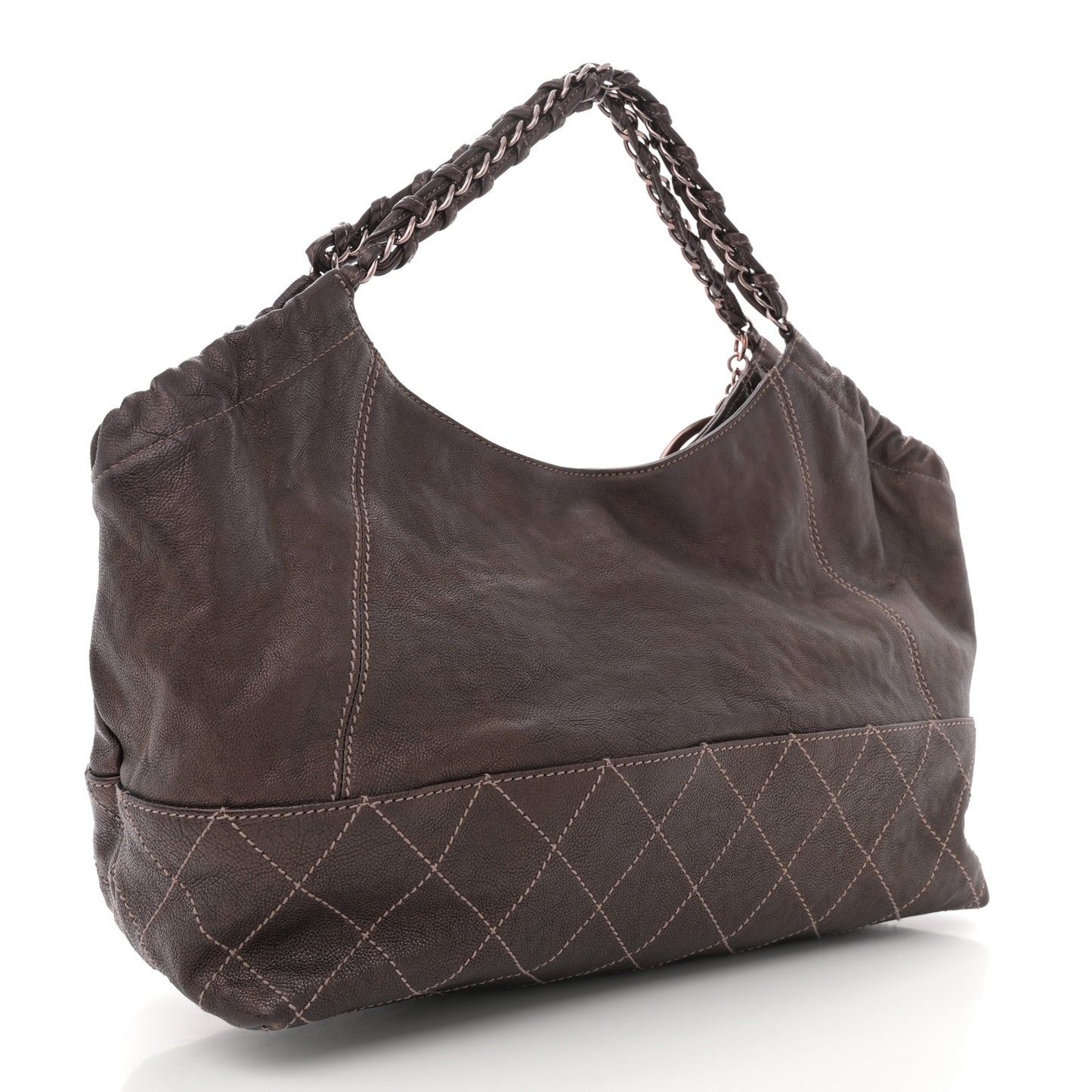Metallic Calfskin Baby Coco Cabas Bronze