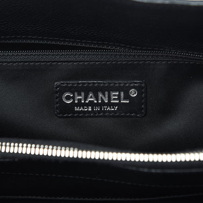 Chanel Caviar Quilted Grand Shopping Tote GST Black 6 of 14