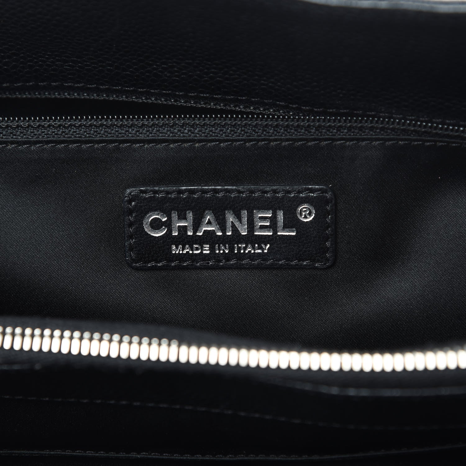Chanel Caviar Quilted Grand Shopping Tote GST Black 6 of 14