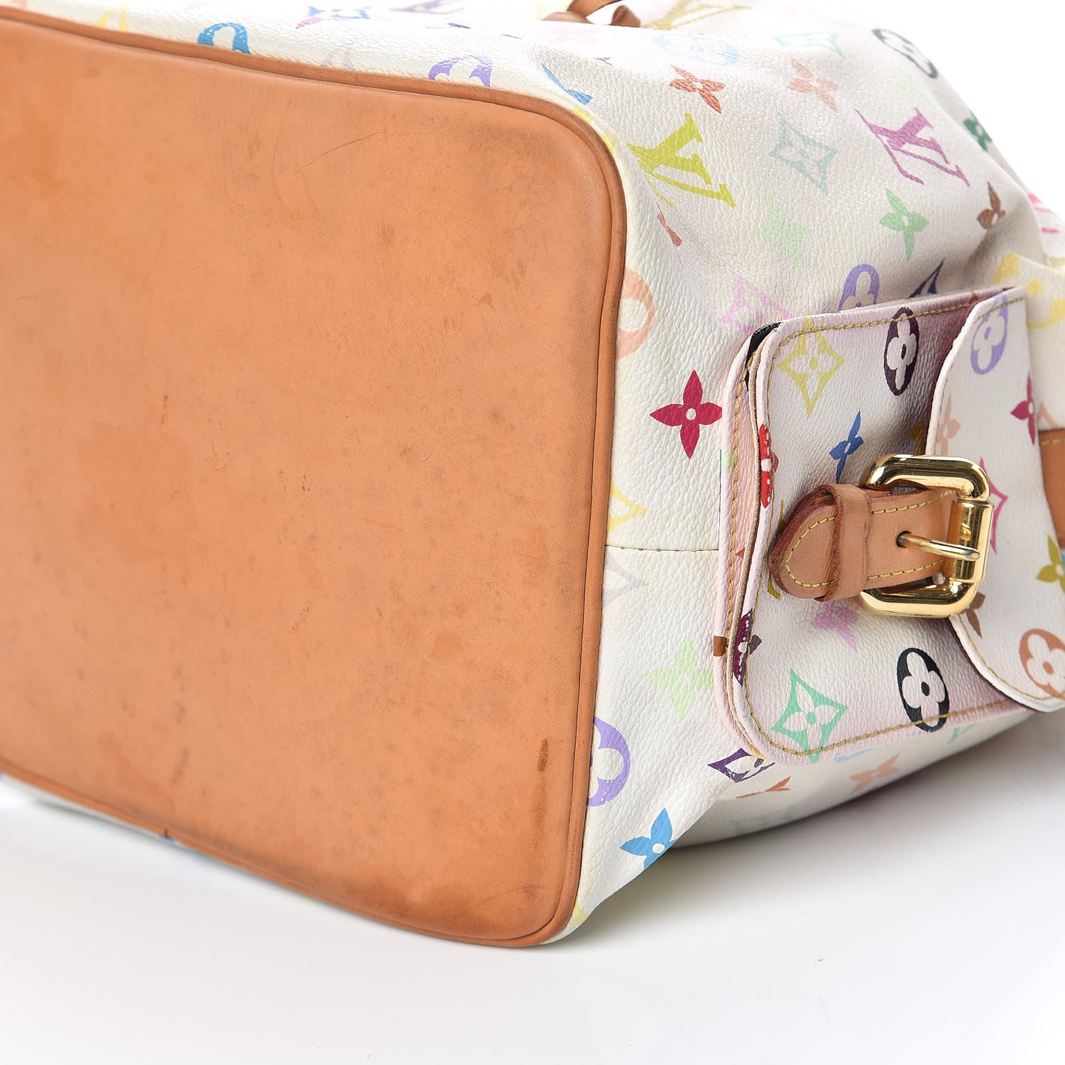 Louis Vuitton Monogram Multicolor Petit Noe White 18 of 18