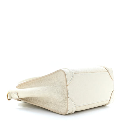 Celine Goatskin Nano Luggage White 4 of 13