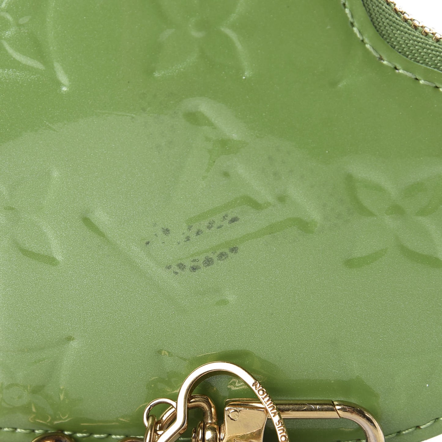 Vernis Heart Coin Purse Vert Tonic