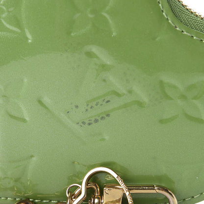 Louis Vuitton Vernis Heart Coin Purse Vert Tonic 7 of 7