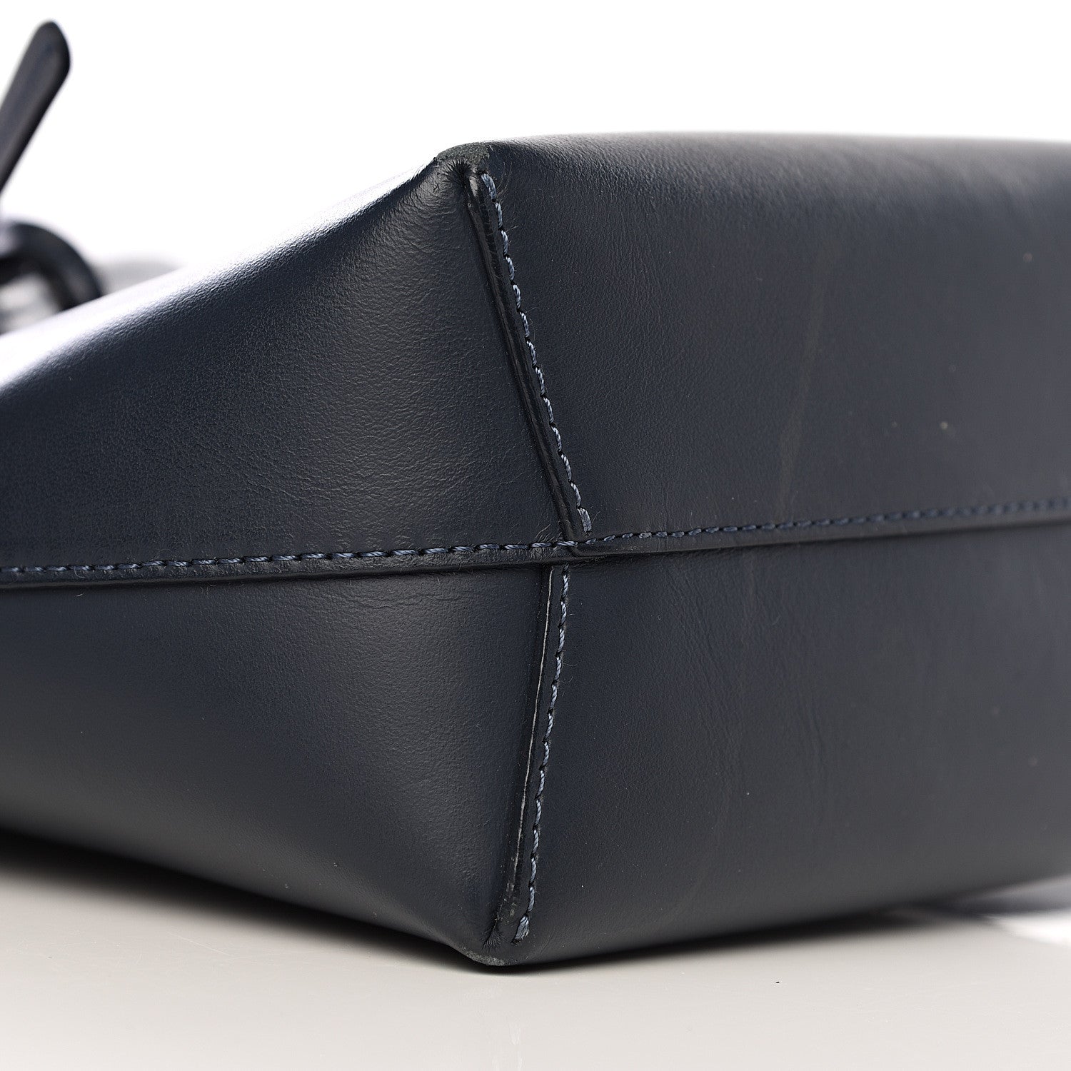 Mansur Gavriel Calfskin Mini Mini Bucket Bag Blu 7 of 10