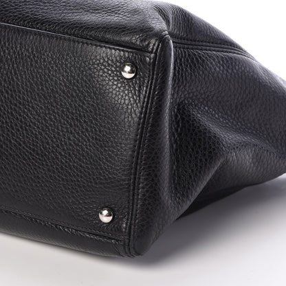 Chanel Deerskin Cerf Executive Shopper Tote Black 10 of 10