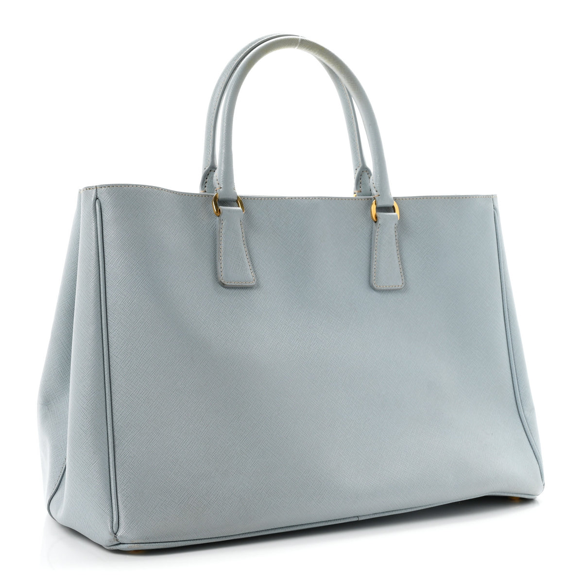 Prada Saffiano Lux Large Tote Lago 3 of 12