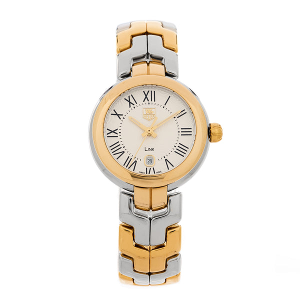 Tag Heuer Stainless Steel 18K Yellow Gold 29mm Link Quartz Watch