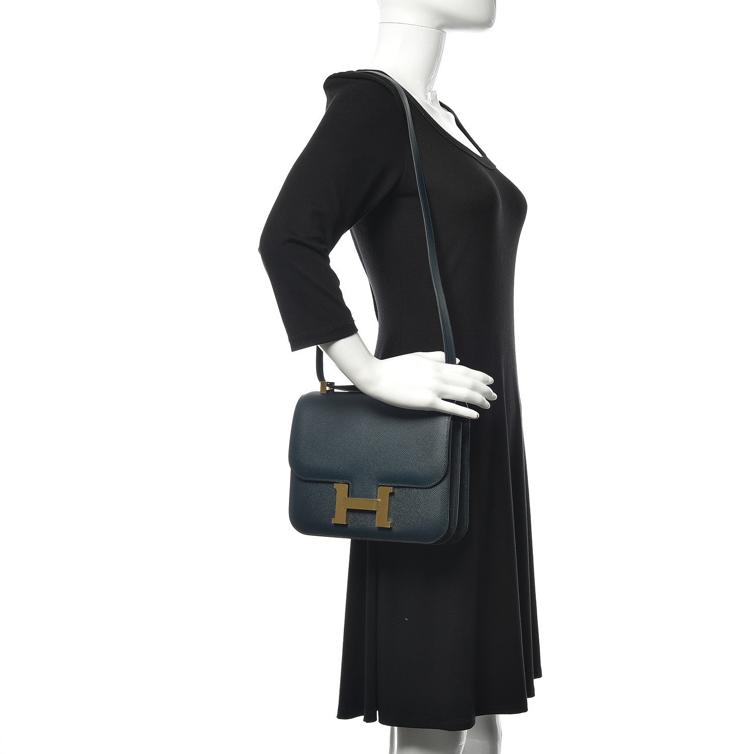 Hermes Epsom Constance 24 Vert Cypress 2 of 10