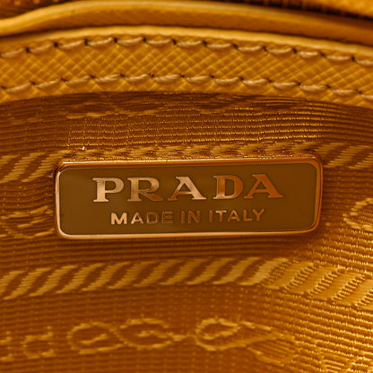 Prada Saffiano Lux Mini Galleria Double Zip Tote Soleil 8 of 13