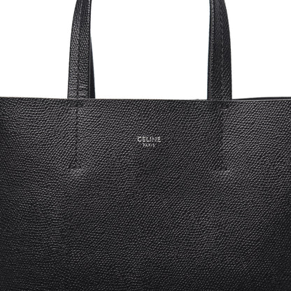 Celine Grained Calfskin Small Vertical Cabas Black 9 of 9