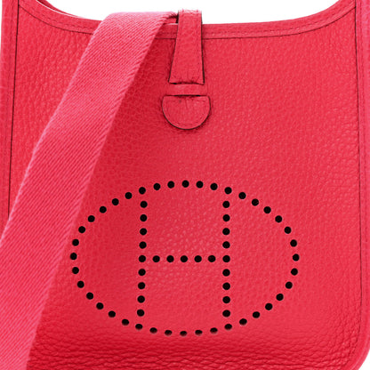 Hermes Taurillon Clemence Evelyne TPM Rose Extreme 8 of 11