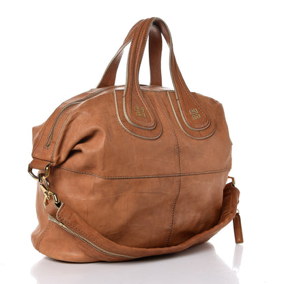 Givenchy Wrinkled Lambskin Medium Nightingale Tan 4 of 14