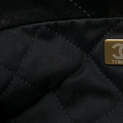Chanel Shiny Calfskin Quilted Small Chanel 22 Black 8 of 12