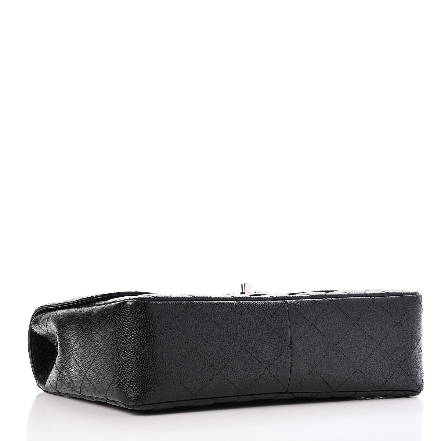 Caviar Quilted Jumbo Single Flap Black