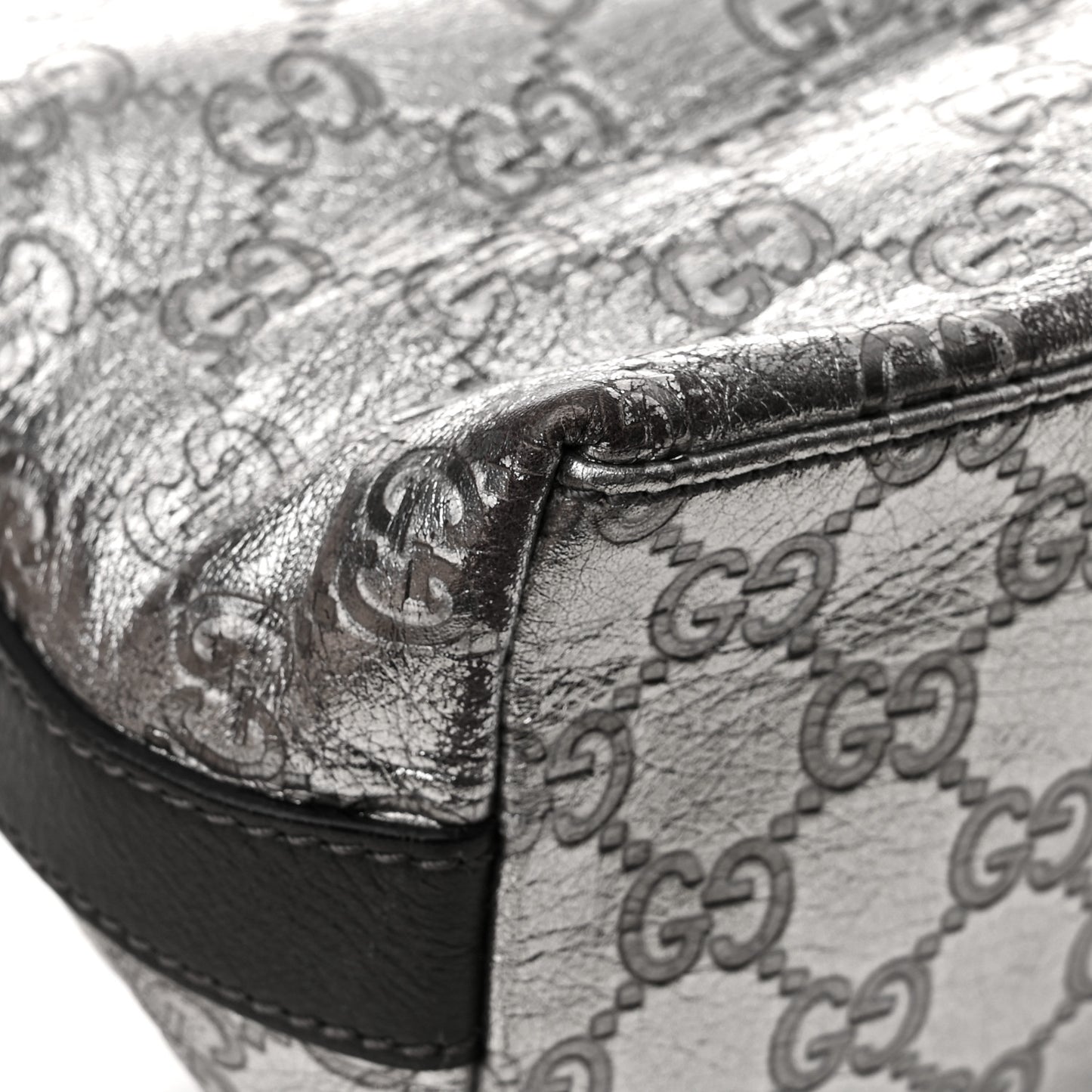 Guccissima Hobo Silver