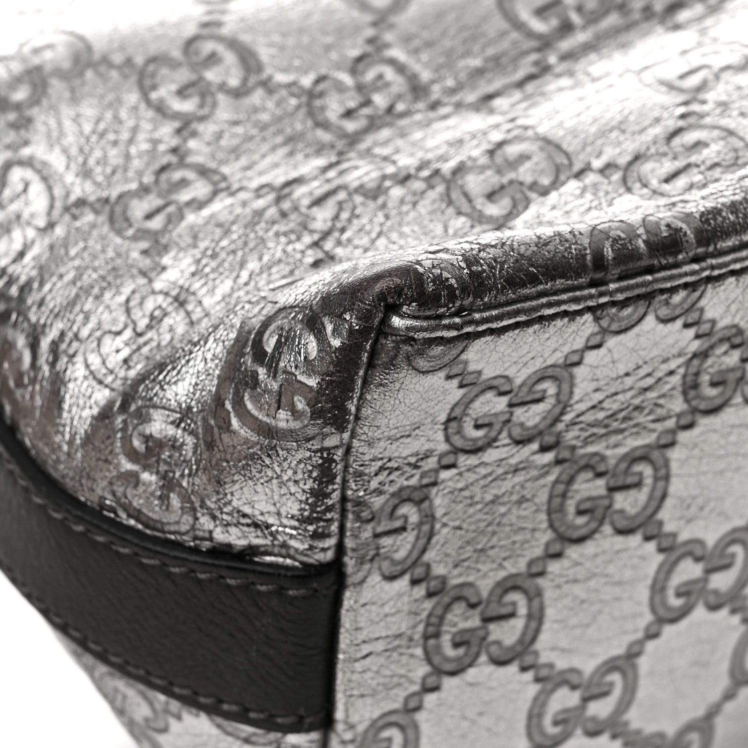 Gucci Guccissima Hobo Silver 13 of 17