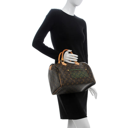 Louis Vuitton Monogram Perforated Speedy 30 Green 2 of 6