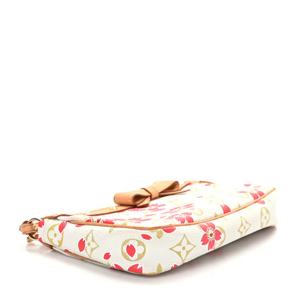Louis Vuitton Monogram Cherry Blossom Pochette Accessories Red 4 of 10