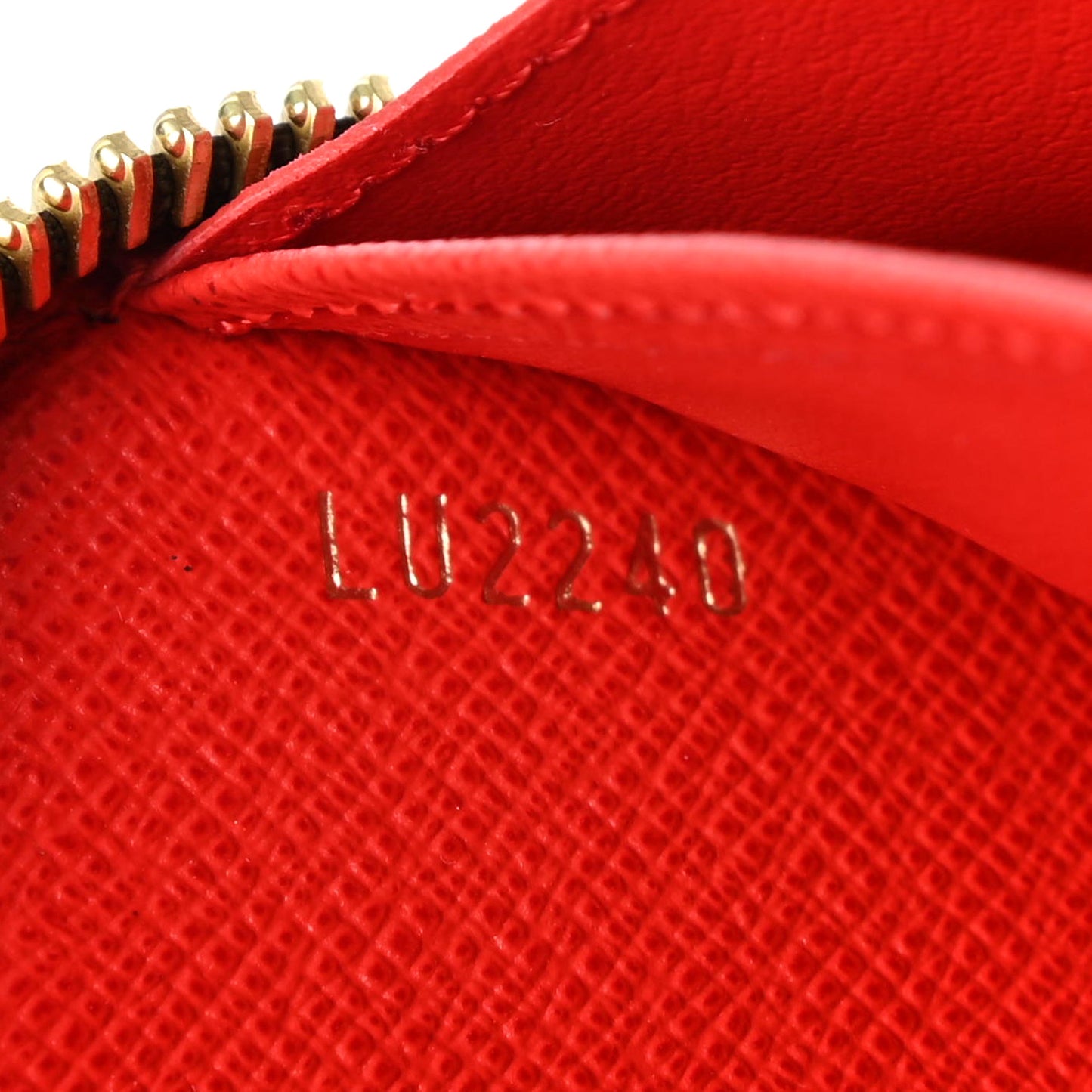Monogram Zippy Wallet Coquelicot