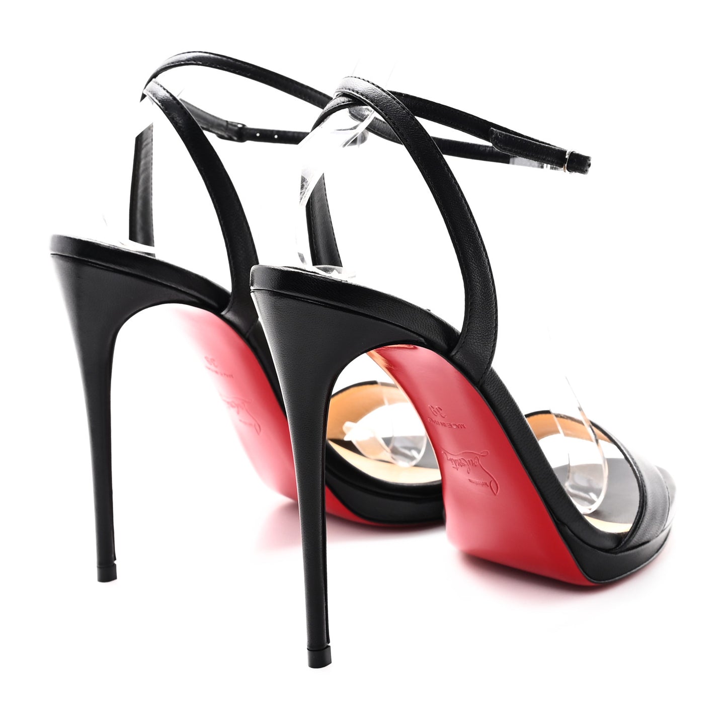 Nappa Loubi Queen 120 Pumps 39 Black