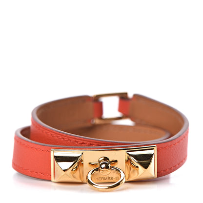 Hermes Swift Rivale Double Tour Bracelet S Capucine 1 of 5
