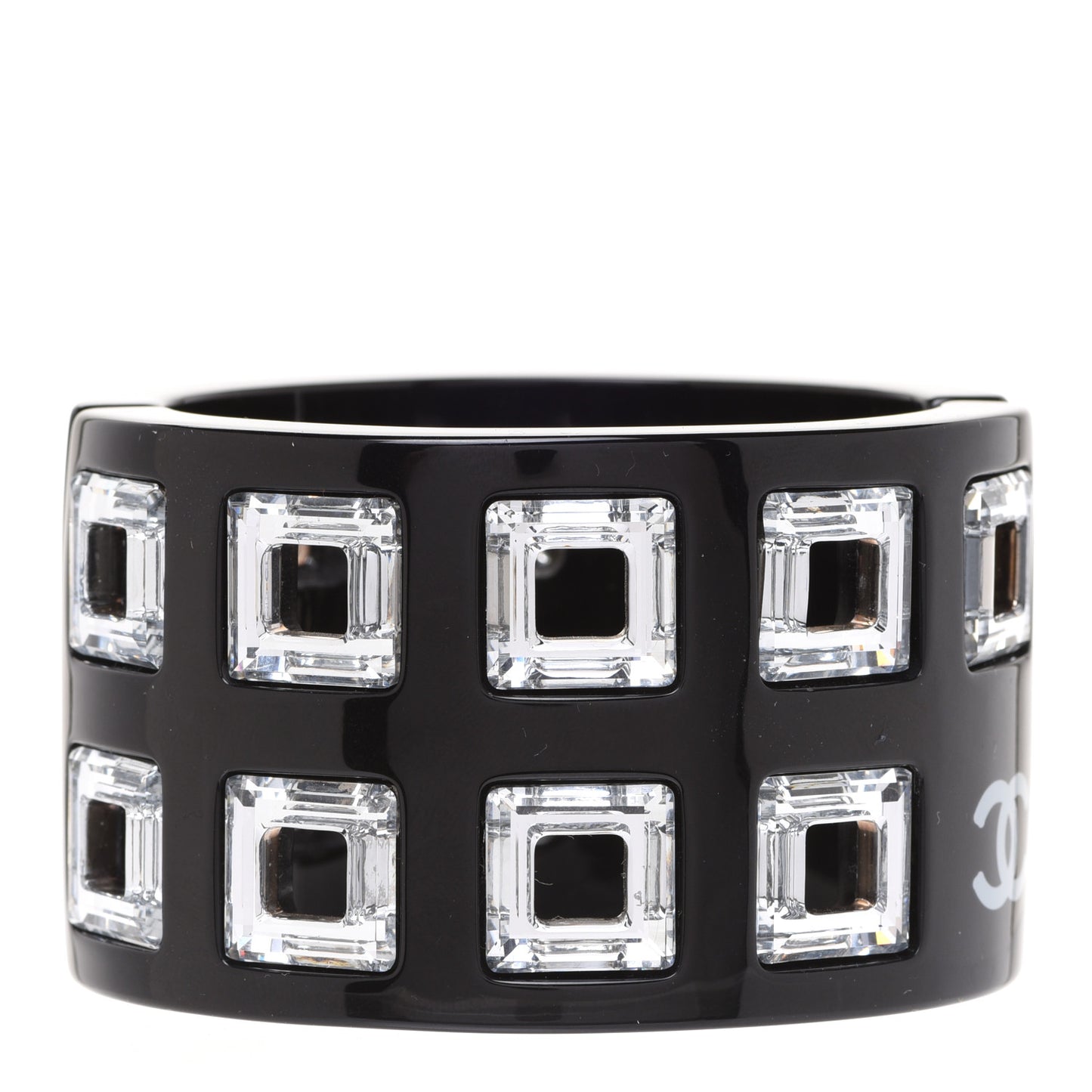 Resin Crystal CC Cuff Black