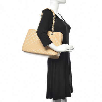 Chanel Caviar Quilted Grand Shopping Tote GST Beige 2 of 27