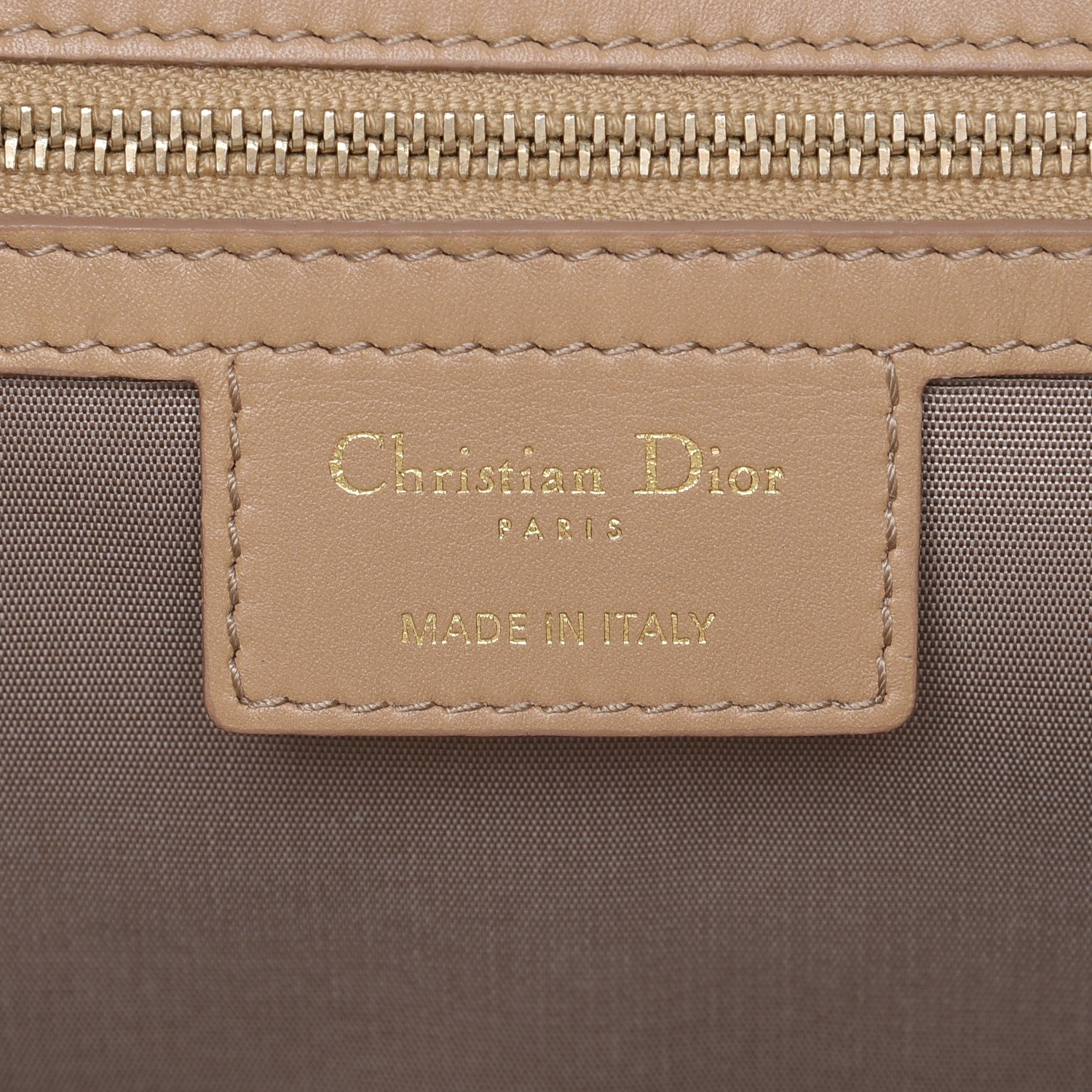 Christian Dior Coated Canvas Cannage Small Panarea Tote Beige 6 of 7