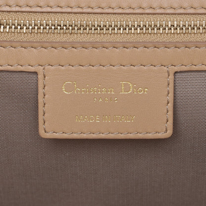 Christian Dior Coated Canvas Cannage Small Panarea Tote Beige 6 of 7