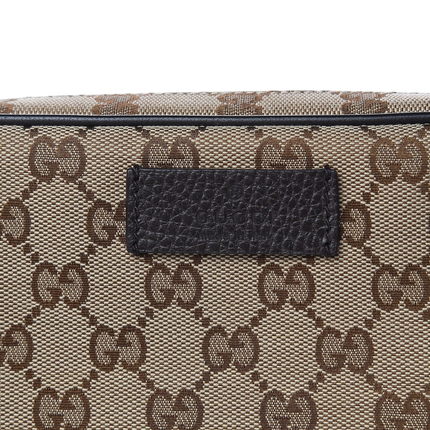 Monogram Belt Bag Dark Brown