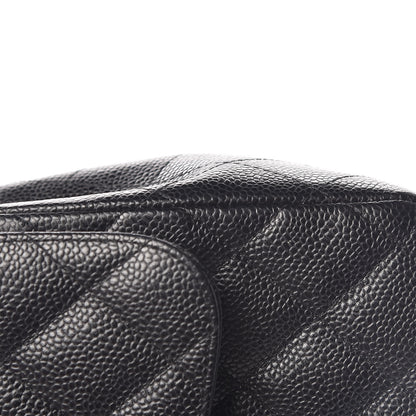 Chanel Caviar Quilted Jumbo Single Flap Black 11 of 16