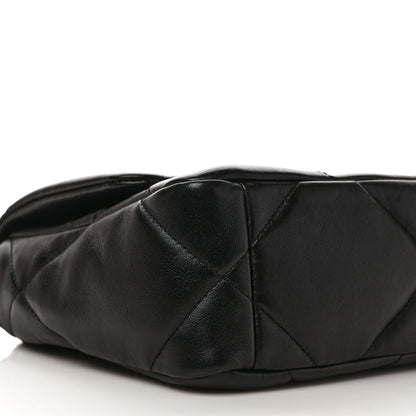 Chanel Lambskin Quilted Medium Chanel 19 Flap So Black 8 of 11
