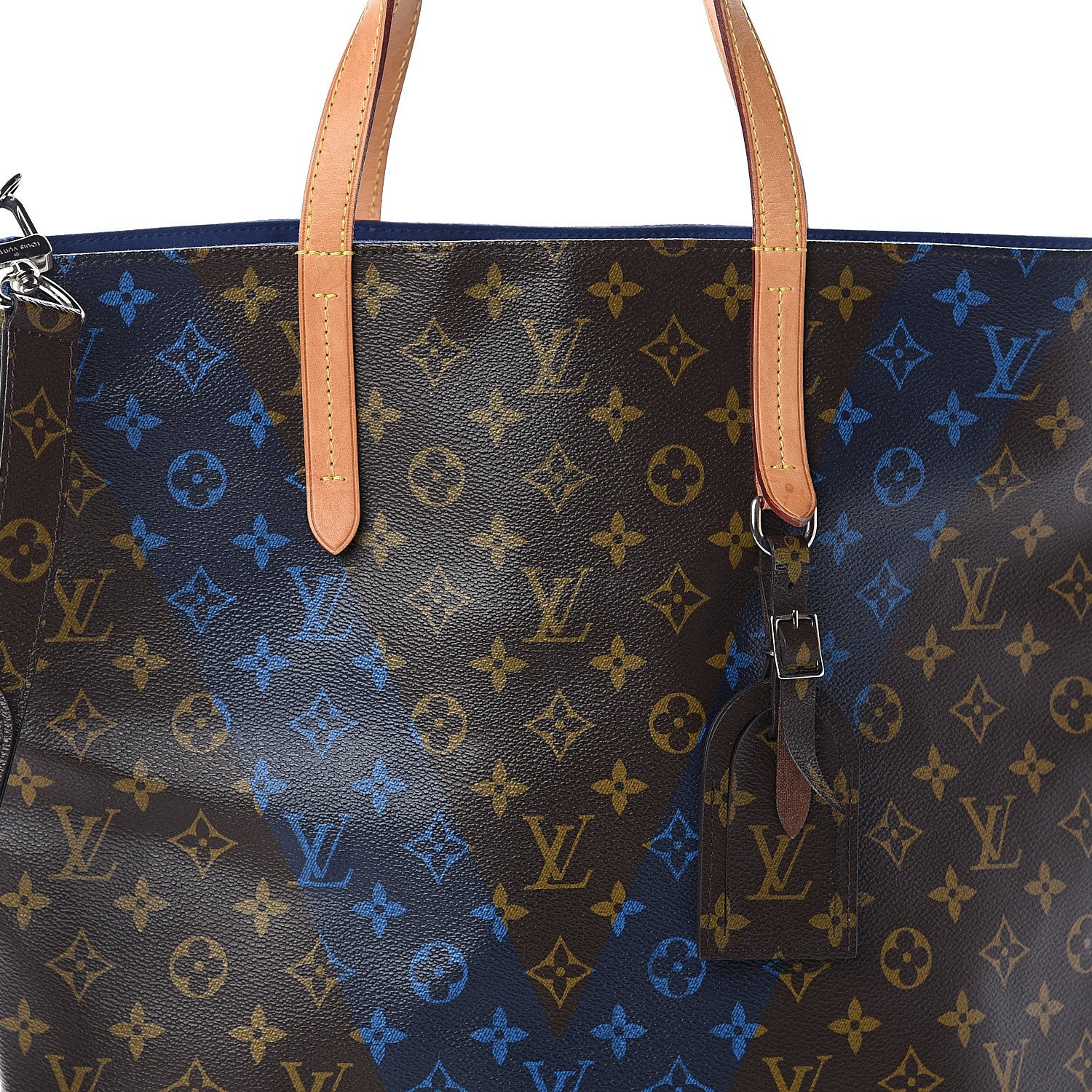 Louis Vuitton Monogram V Cabas Jour Blue 6 of 8