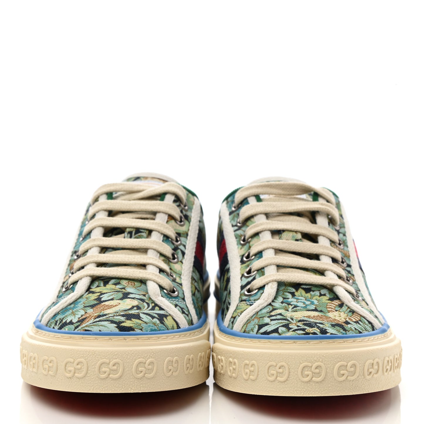 X LIBERTY OF LONDON Canvas Web Floral Print Womens 1977 Tennis Sneakers 37 Carta Acquamarine Navy Mystic White