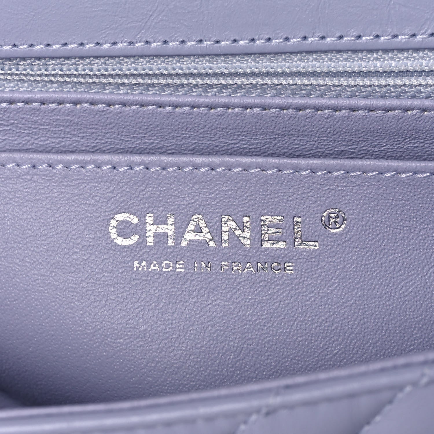 Chanel Aged Calfskin Chevron Quilted 2.55 Reissue Mini Flap Light Purple 6 of 11