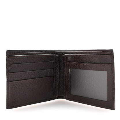 Gucci GG Plus Monogram Web Bi-Fold Wallet Dark Brown 5 of 6