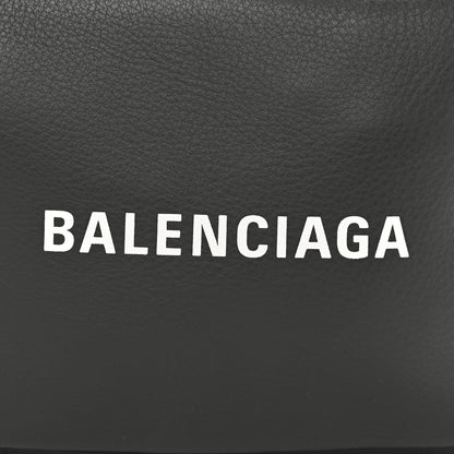 Balenciaga Smooth Calfskin Logo S Everyday Camera Bag Gris Fossile White 9 of 11