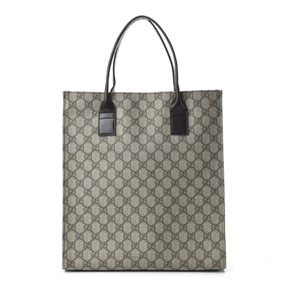 Gucci GG Plus Monogram Small Vertical Tote Dark Brown 1 of 10