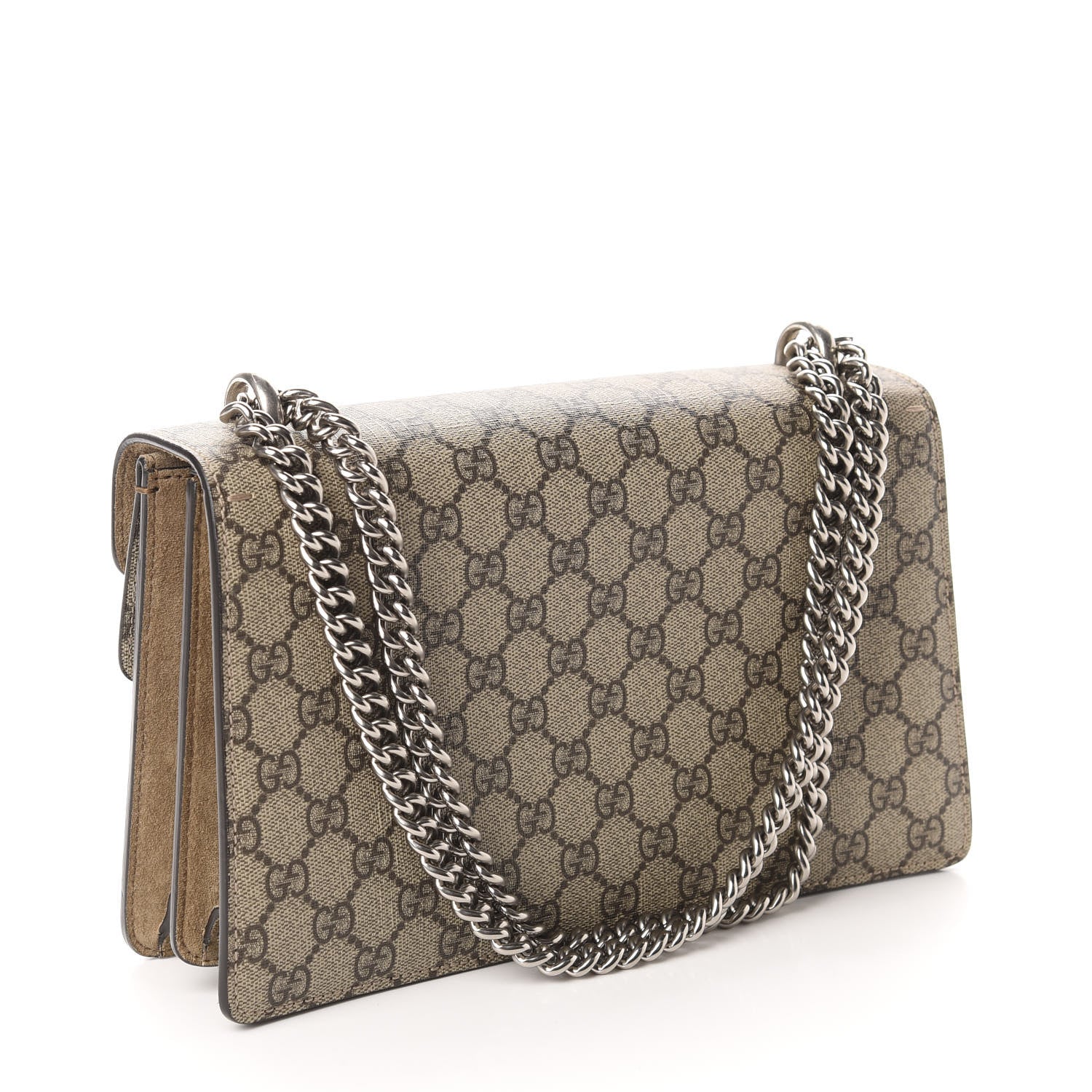 Gucci GG Supreme Monogram Small Dionysus Shoulder Bag Taupe 3 of 11