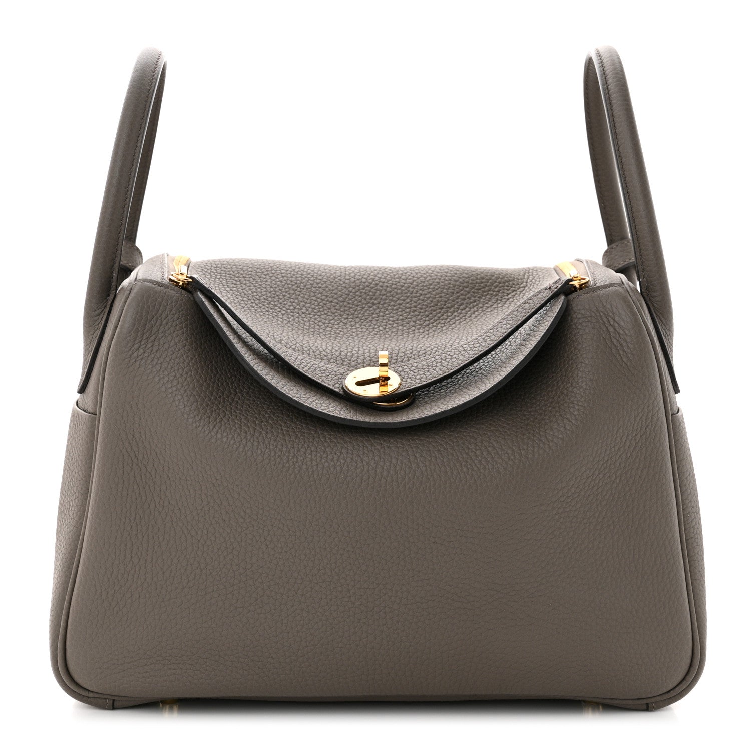Hermes Taurillon Clemence Lindy 30 Etain 1 of 11