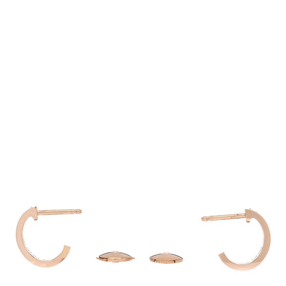 Cartier 18K Pink Gold Small LOVE Hoop Earrings 3 of 5