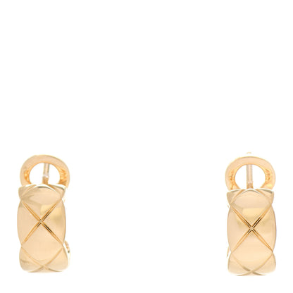 Chanel 18K Yellow Gold Coco Crush Earrings 1 of 5