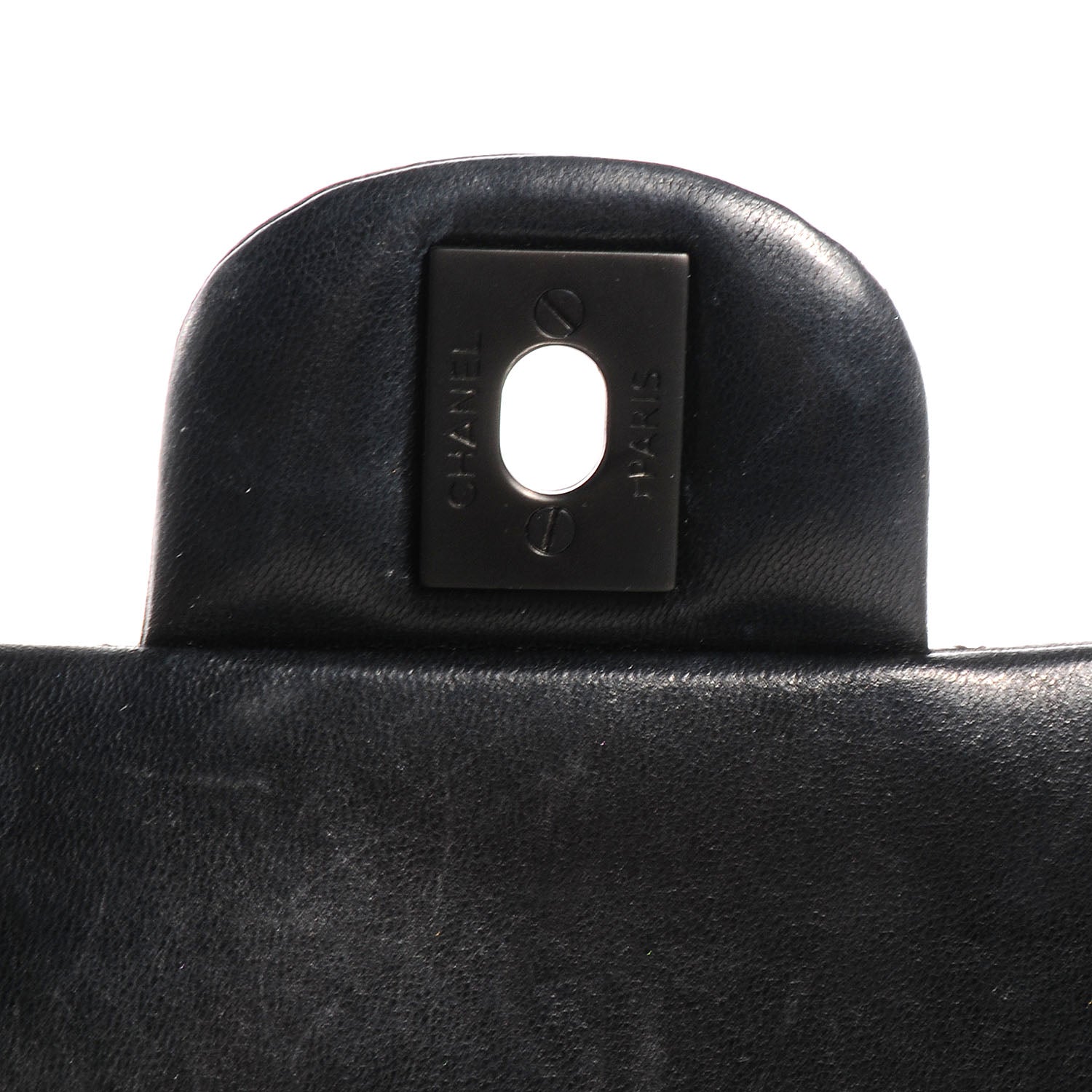 Chanel Lambskin Quilted Medium Double Flap So Black 5 of 8