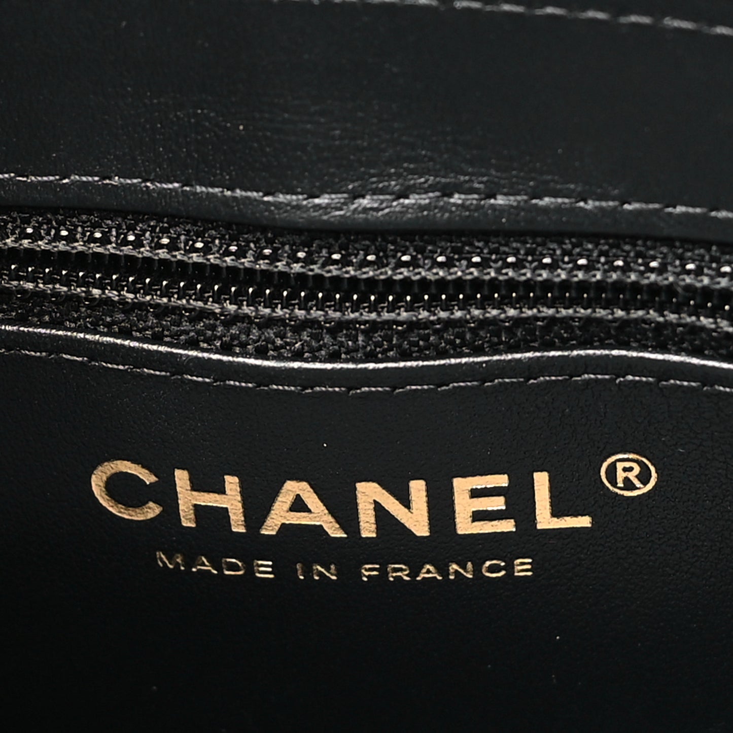 Shiny Aged Calfskin Quilted Nano Kelly Shopper Black