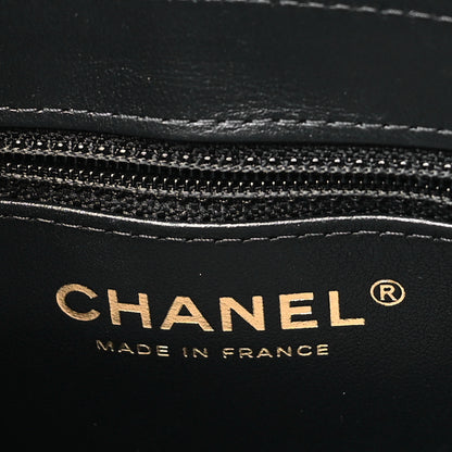 Chanel Shiny Aged Calfskin Quilted Nano Kelly Shopper Black 6 of 11