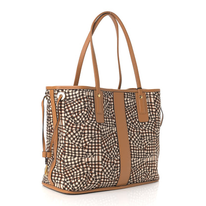 MCM Visetos Medium Liz Reversible Shopper Tote Cognac 6 of 14