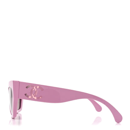 Chanel Acetate Cat Eye Sunglasses 5527 Pink 3 of 7