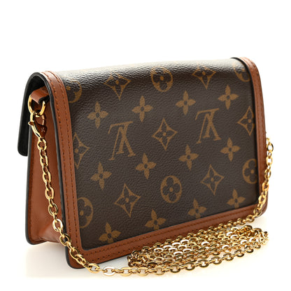 Louis Vuitton Reverse Monogram Dauphine Chain Wallet 3 of 9